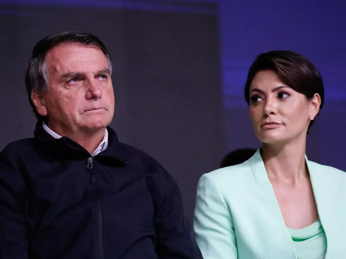 Jair e Michelle Bolsonaro. Foto: reprodução