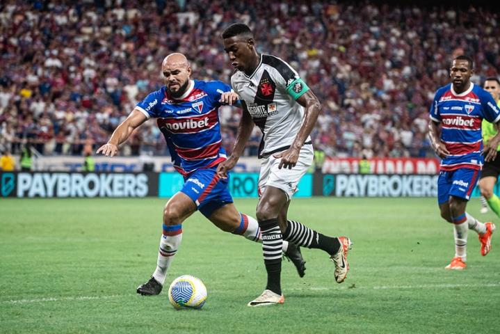 Vasco segurou o empate em 0 a 0 com o Fortaleza (Crédito: Leandro Amorim/Vasco SAF)