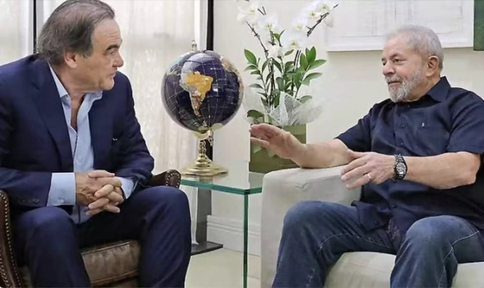 Oliver Stone e Lula