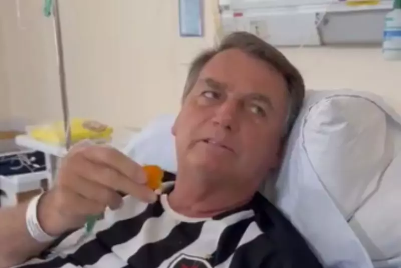 O ex-presidente Jair Bolsonaro foi internado em Manaus (AM) com infecção na pele. Foto: Reprodução