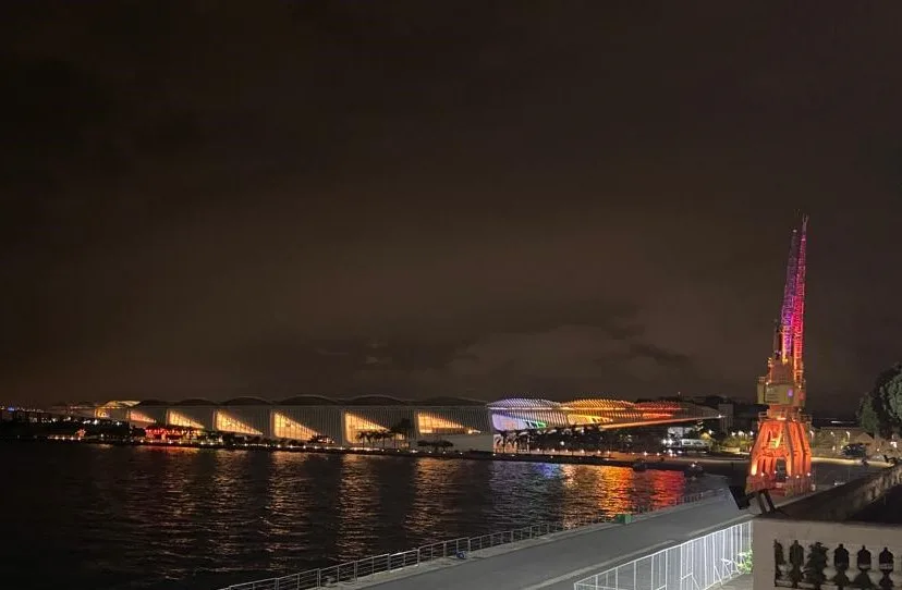 Pier Mauá brilha no Circuito Rio de Cores 2024 com seus guindastes históricos