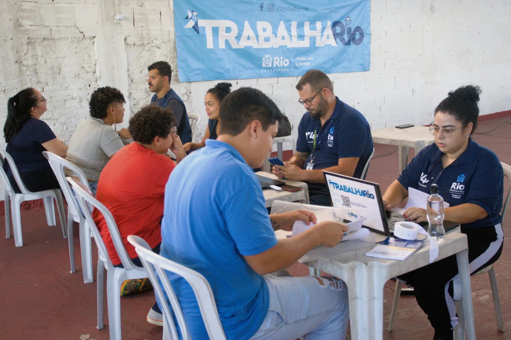 Há oportunidades também de estágio para universitários de diversas graduações - Roberto Moreyra/Prefeitura do Rio