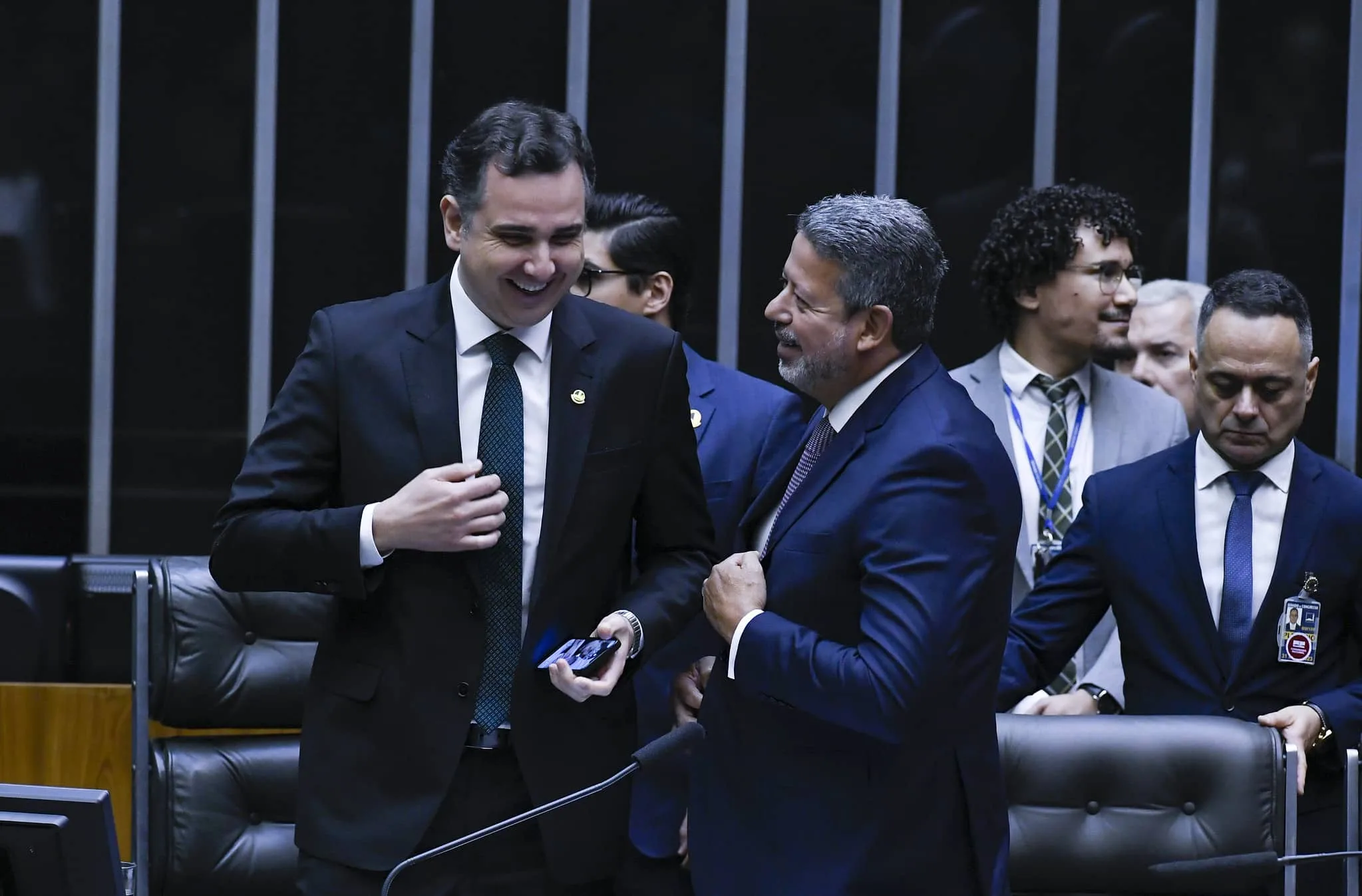 Rodrigo Pacheco e Arthur Lira - Foto: Jefferson Rudy/Agência Senado