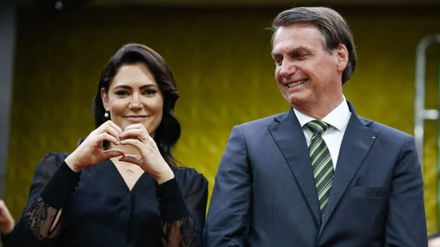 Jair Bolsonaro e Michelle Bolsonaro - Foto: Reprodução