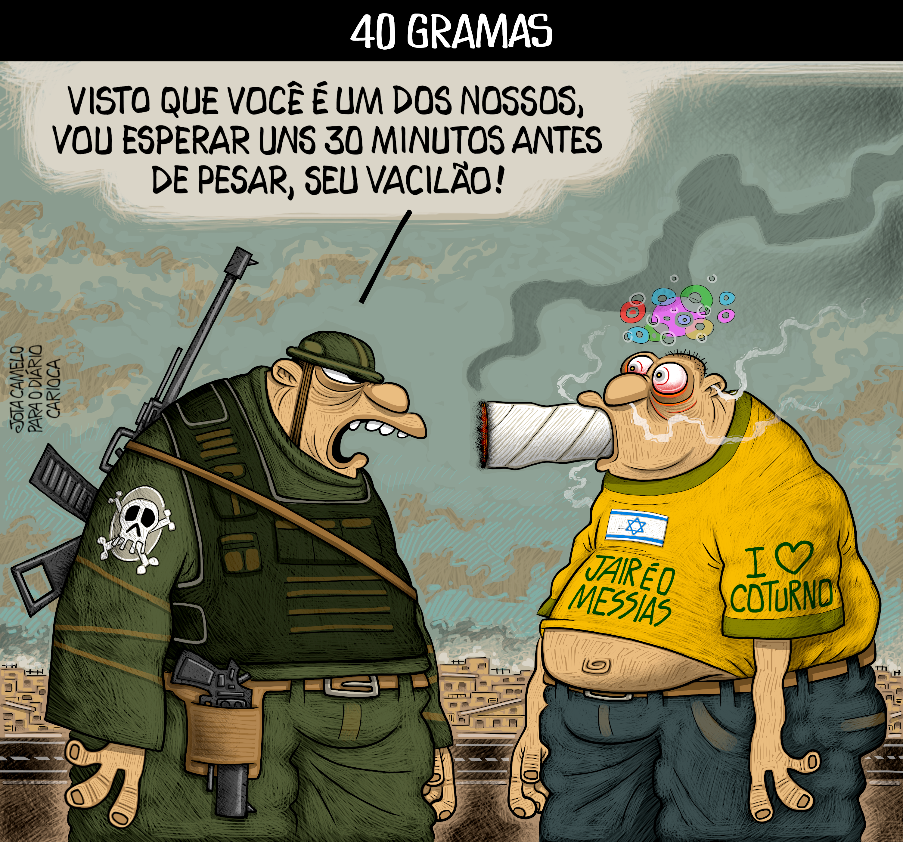 Charge do Jota Camelo