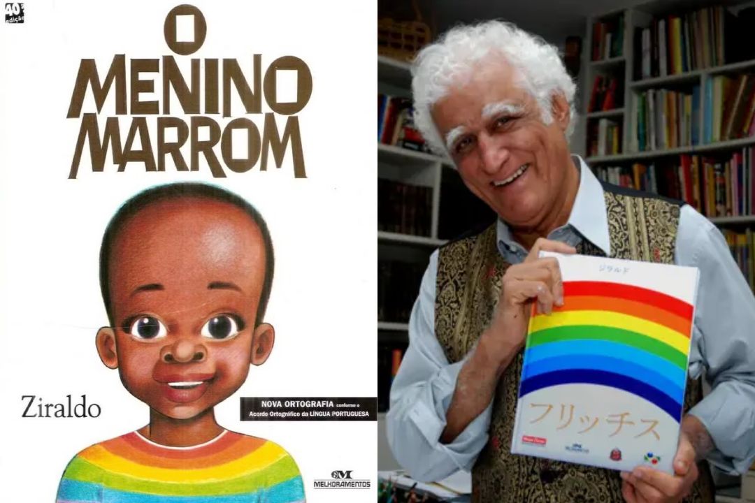 Capa do livro “O Menino Marrom” de Ziraldo. Foto: reprodução