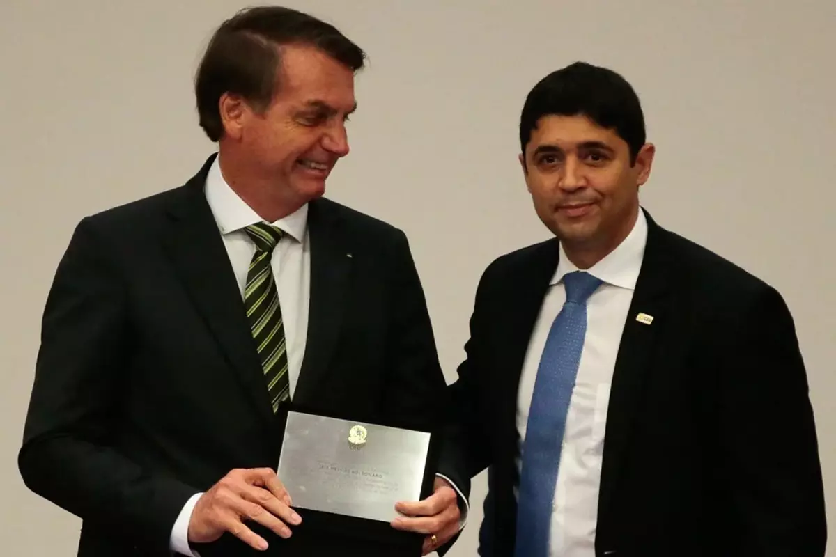 Jair Bolsonaro e Wagner de Campos Rosário. Foto: reprodução