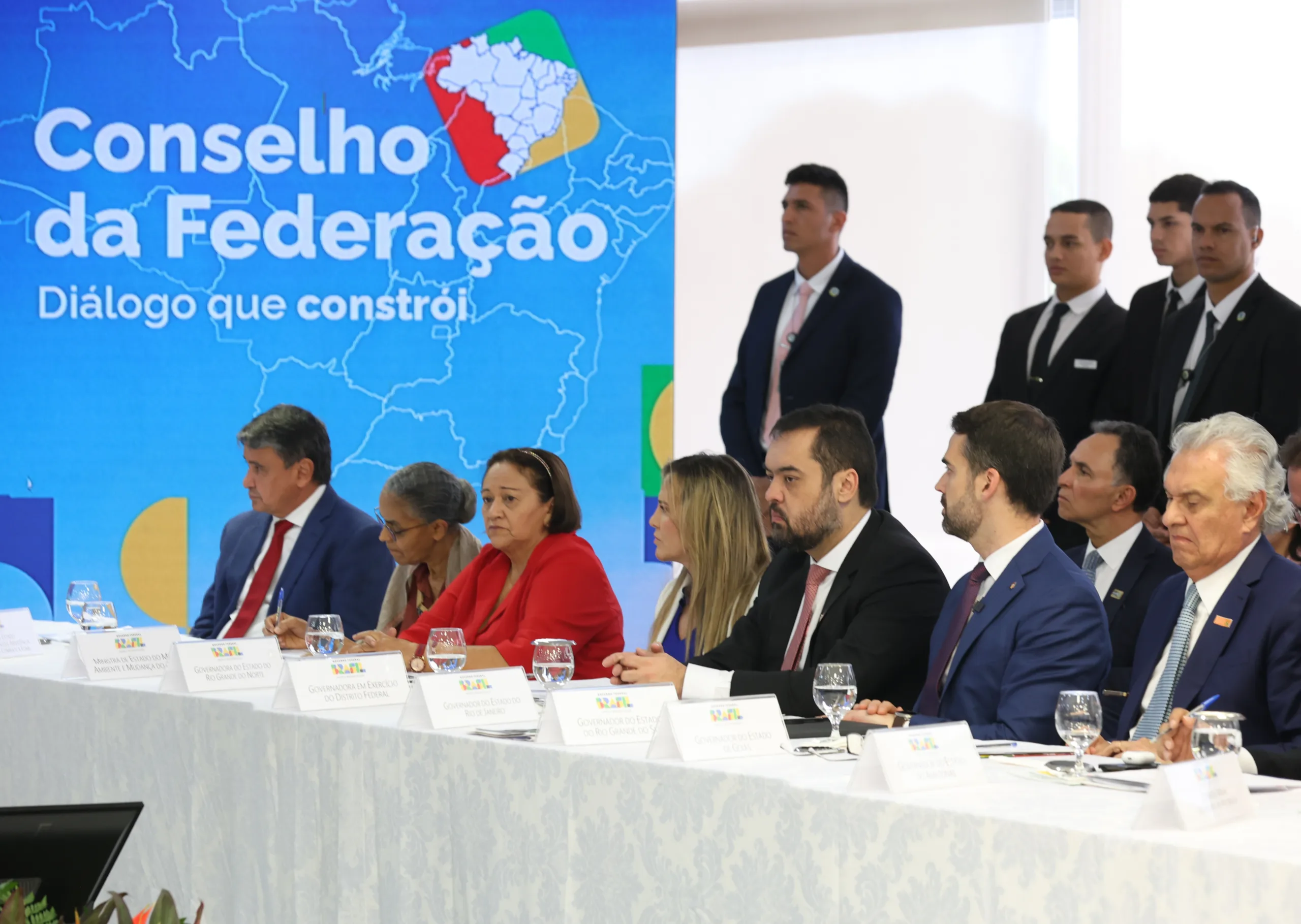 Governador Cláudio Castro durante Reunião Ordinária do Conselho da Federação, no Palácio do Planalto. (Rafael Campos)