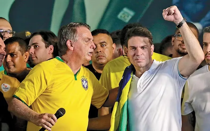 Jair Bolsonaro e Alexandre Ramagem. Foto: reprodução