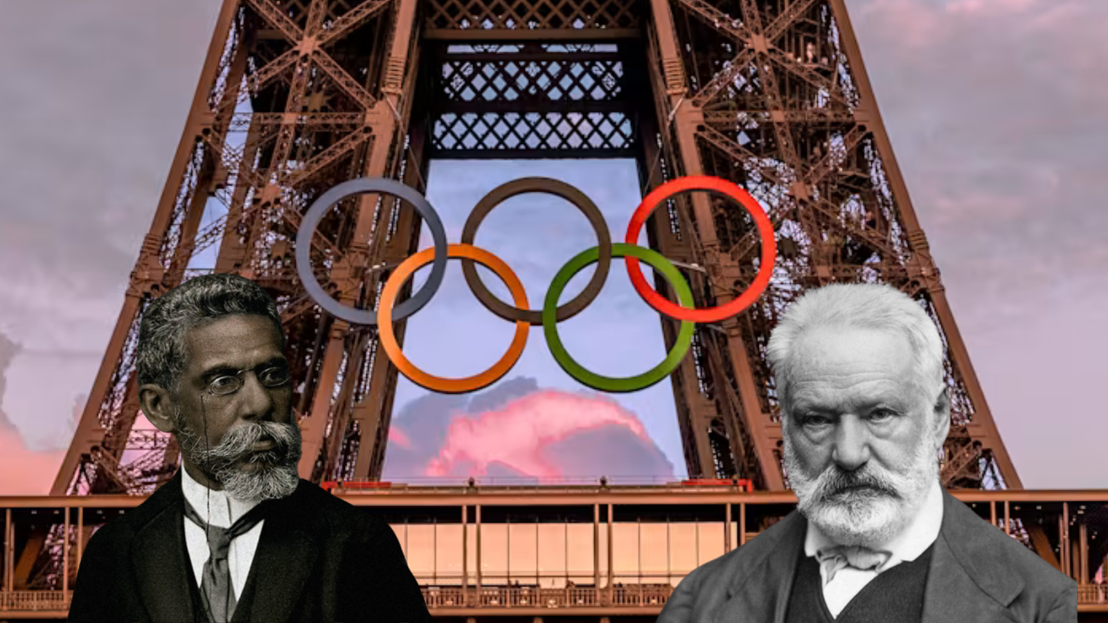 Olimpíadas de Paris 2024: Victor Hugo recebe Machado de Assis em casa