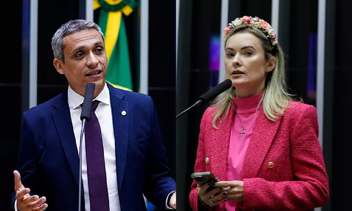 Os deputados Gustavo Gayer e Júlia Zanatta. Foto: reprodução