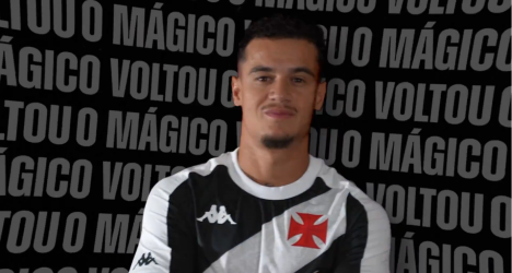 Vasco anuncia retorno de Philippe Coutinho