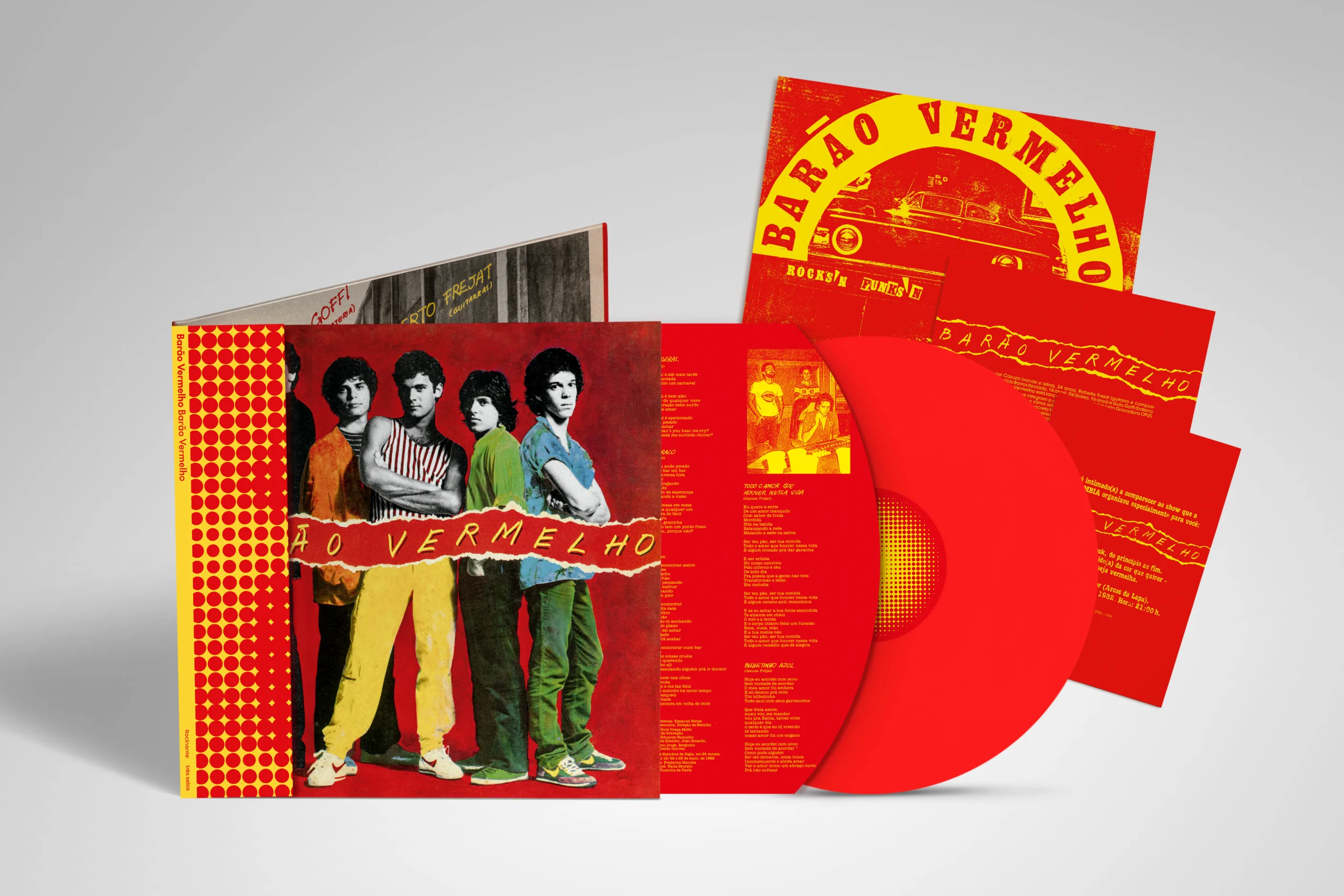 "Barão Vermelho", o álbum que inaugurou o rockBrasil, será relançado em vinil pela Rocinante Três Selos