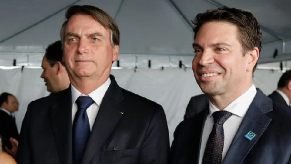 Jair Bolsonaro e Alexandre Ramagem. Créditos: Presidência da República