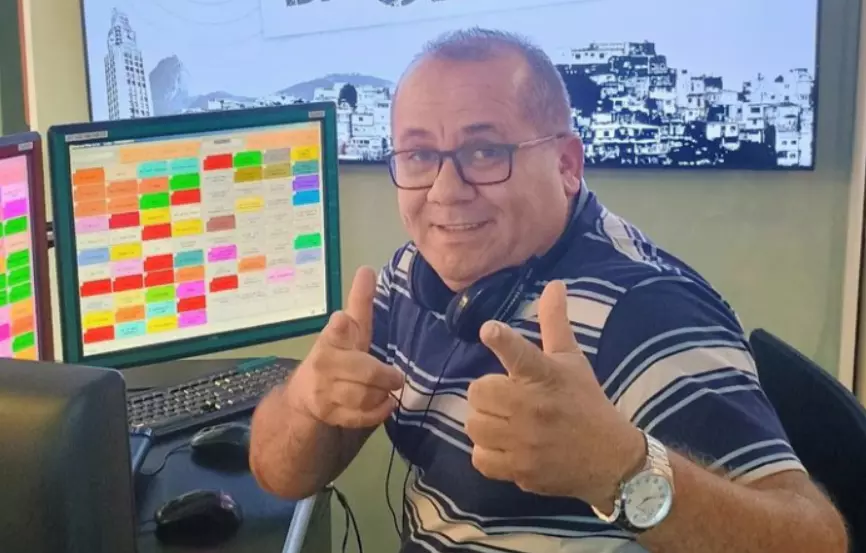 Jorginho Uepa, sonoplasta, morreu aos 51 anos. Foto: reprodução