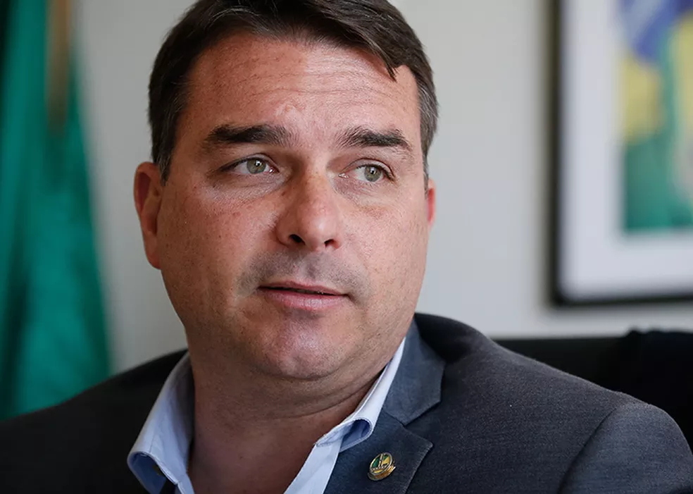 O senador Flávio Bolsonaro – Foto: Reprodução