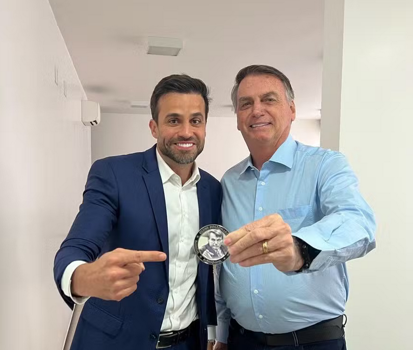 Pablo Marçal e Jair Bolsonaro