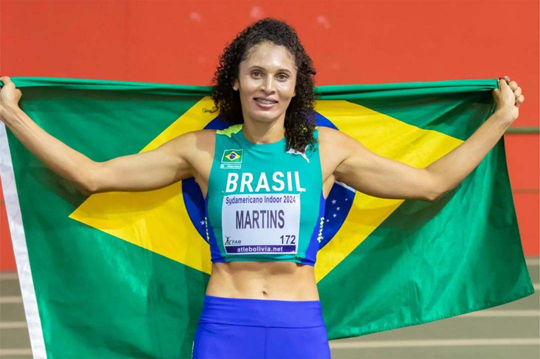 Valdileia Martins, finalista olímpica no salto em altura. Foto: reprodução