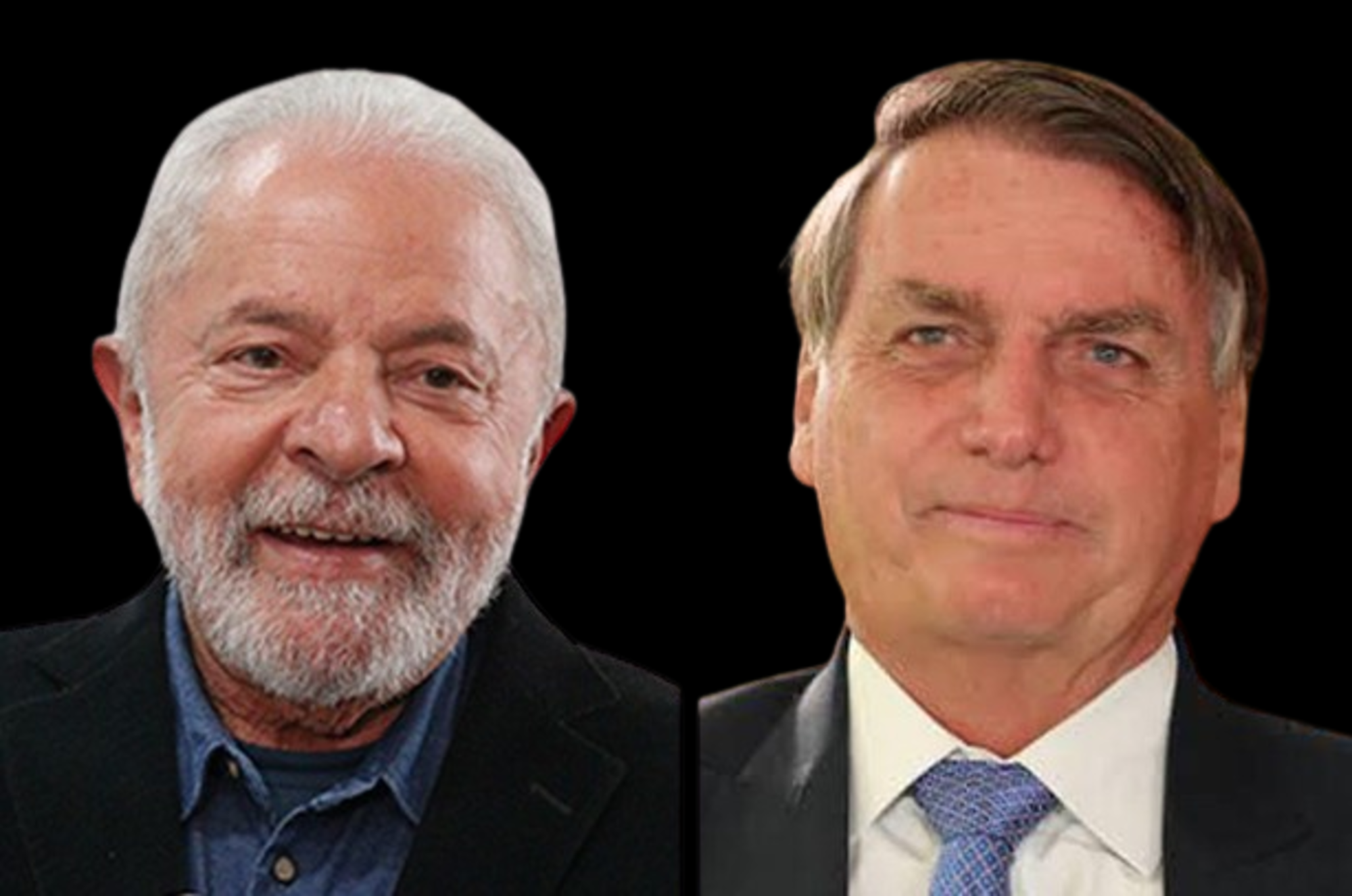 Lula e Jair Bolsonaro