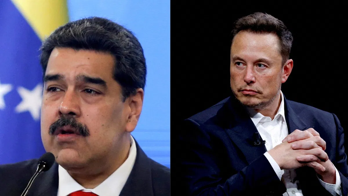 Nicolás Maduro e Elon Musk. Foto: reprodução