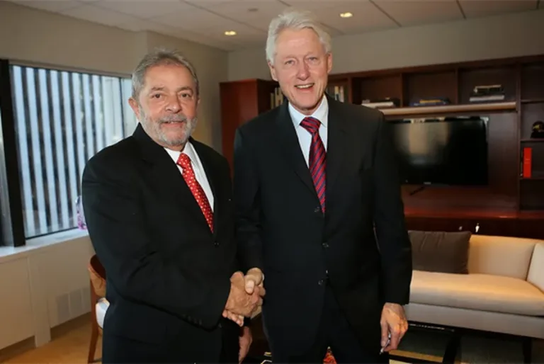 O presidente Lula, convidado por Bill Clinton para evento sobre o aquecimento global. Foto: Divulgação