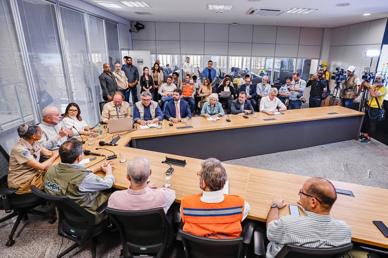 Lula pretende participar da reunião semanal que ocorre na Casa Civil, sobre os incêndios, com a presença de mais de 20 ministérios. Os governadores dos estados atingidos serão convidados - Foto: Ricardo Stuckert/PR