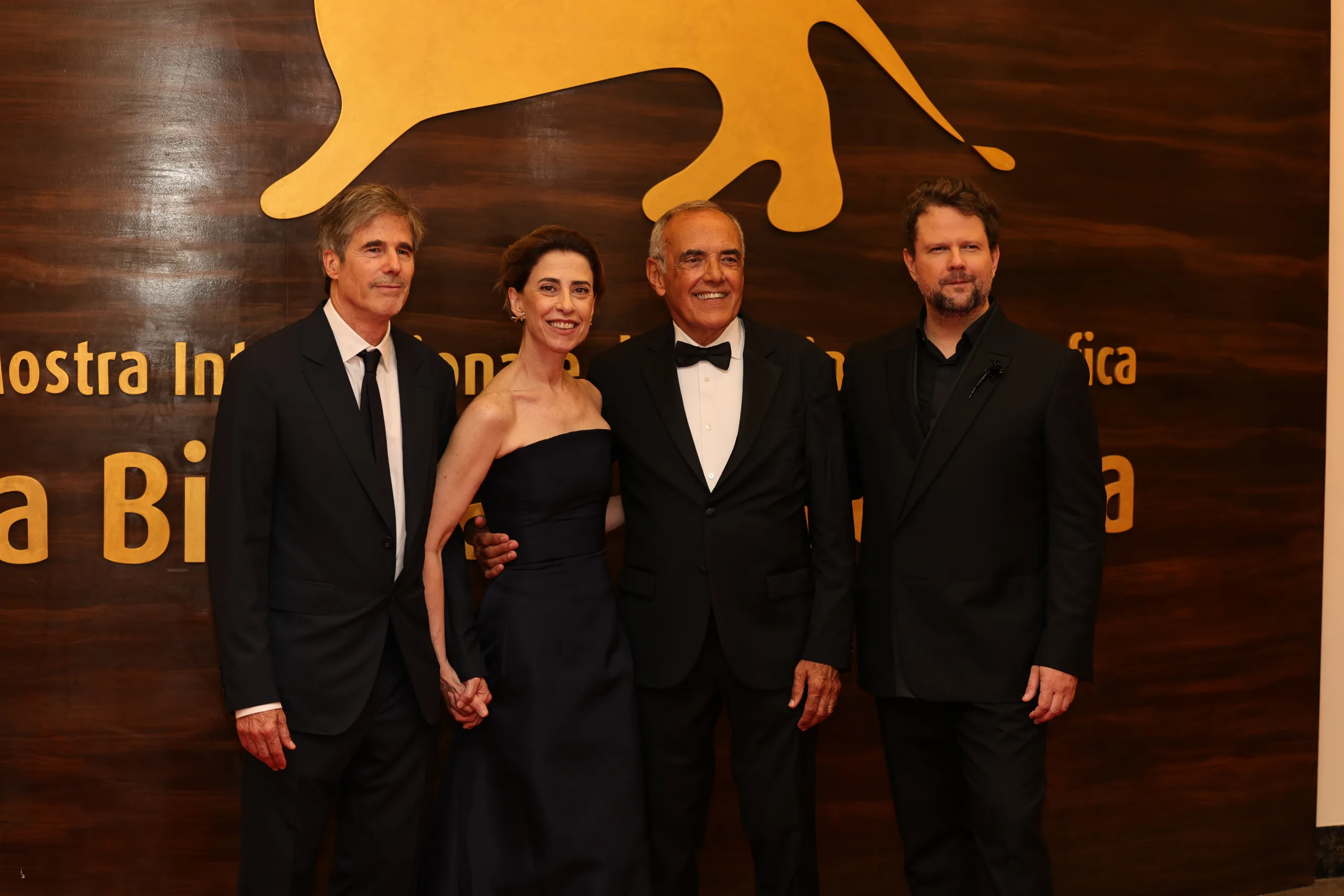 Walter Salles, Fernanda Torres, Alberto Babera e Selton Mello - Foto: Fiorenzo De Luca