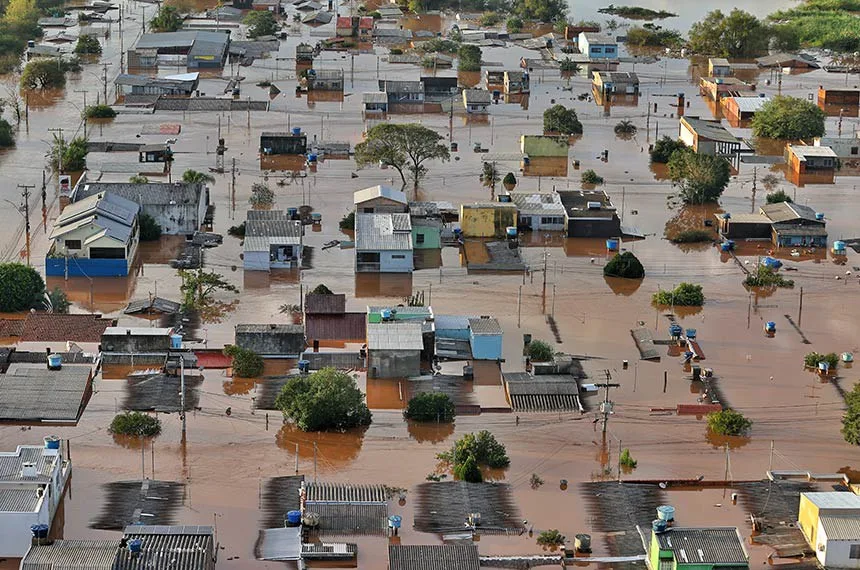 Enchentes no Rio grande do Sul - Foto: Reprodução