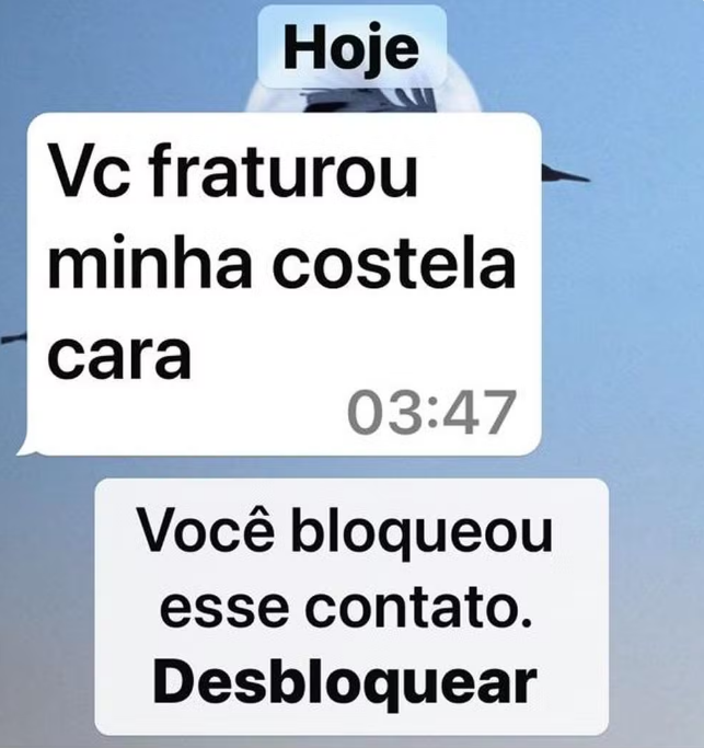 "Você quebrou minha costela, cara", escreveu Marçal ao apresentador | Bnews - Divulgação Reprodução