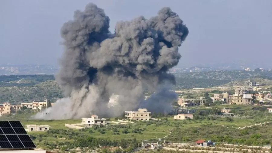 Ataque do Hezbollah ao norte de Israel. Foto: Divulgação