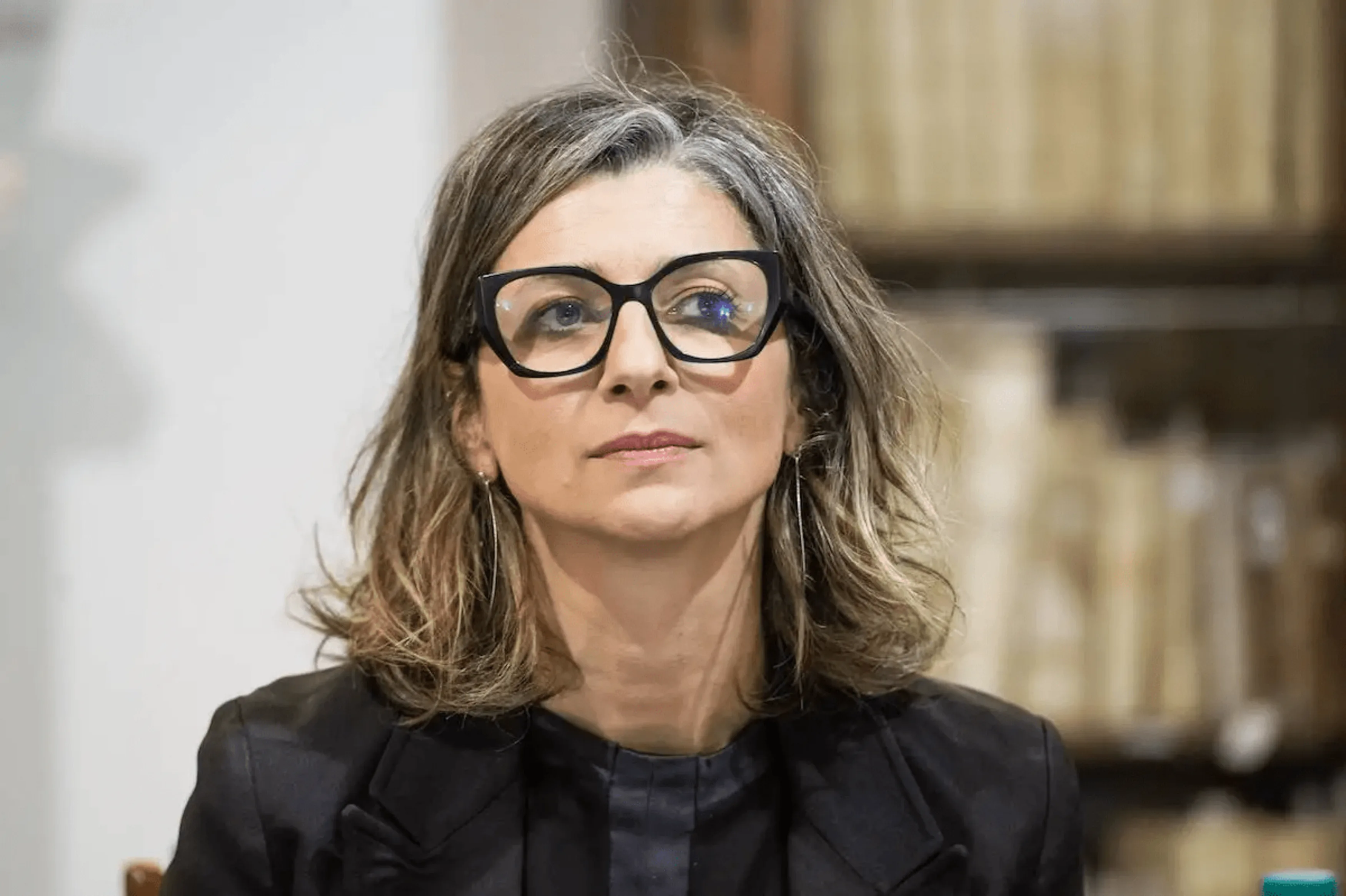 Francesca Albanese em 03 de janeiro de 2024 em Ariano Irpino, Itália. [Ivan Romano/Getty Images]