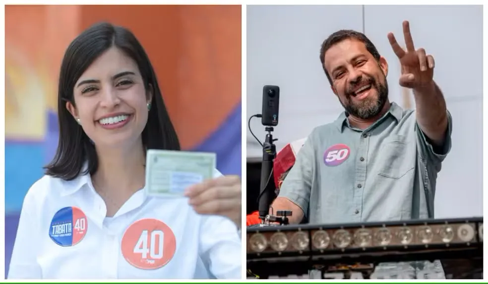 Tabata Amaral declara apoio a Guilherme Boulos no segundo turno das eleições para a Prefeitura de São Paulo.