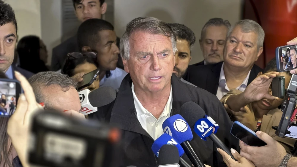 O ex-presidente Jair Bolsonaro no Senado Federal nesta terça (29). Foto: Pedro França/Agência Senado