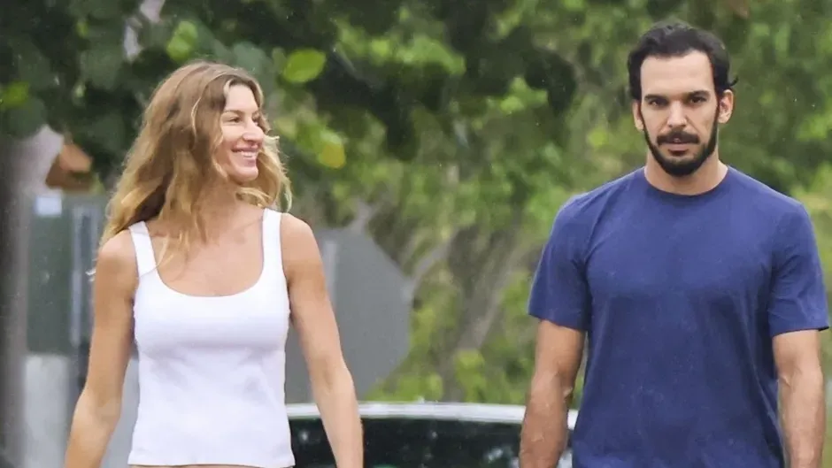 Gisele Bündchen e o namorado, Joaquim Valente — Foto: Grosby Group﻿