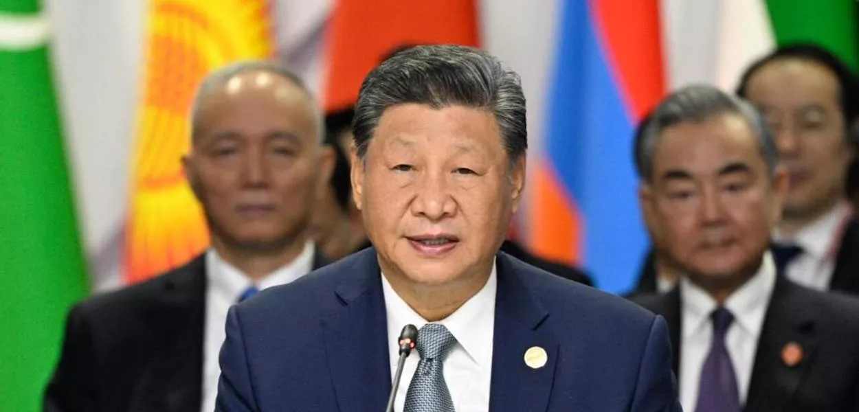 Xi Jinping no BRICS Plus 2024 (Foto: Xinhua)