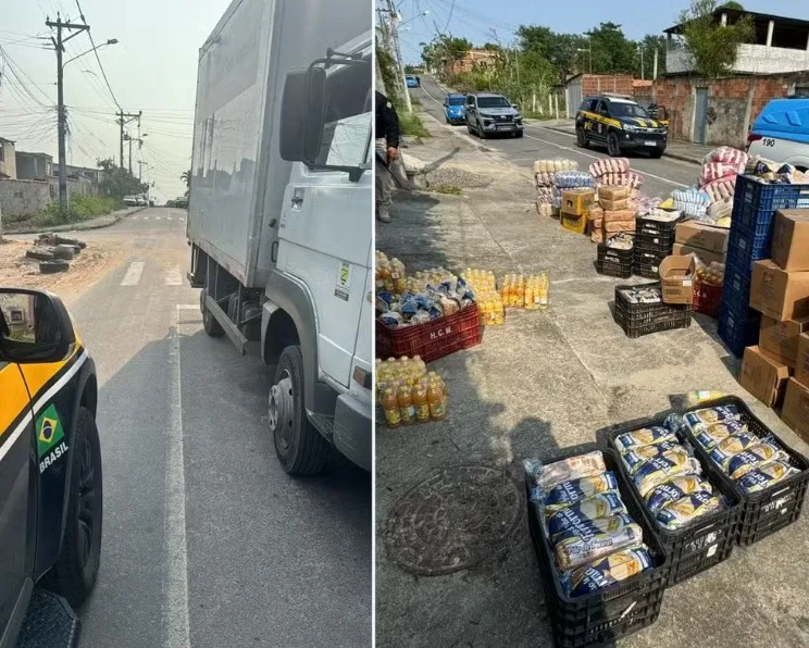 Caminhão de merenda recuperado em São Gonçalo