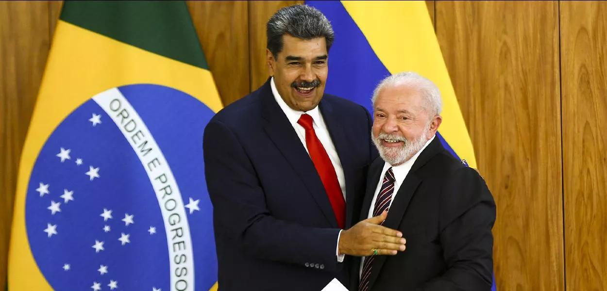 Presidentes da Venezuela, Nicolas Maduro, do Brasil, Luiz Inácio Lula da Silva (Foto: Marcelo Camargo/Agência Brasil)