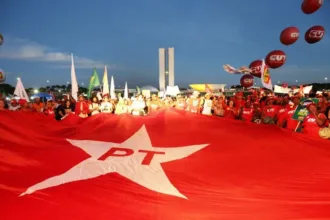 Bandeira do PT. Foto: Lula Marques/PT