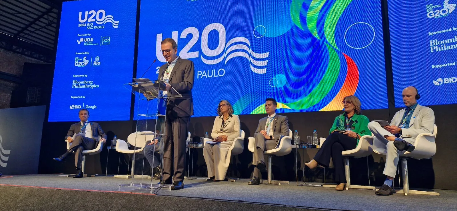 Eduardo Paes durante o U20 Rio Summit - Foto: André Luiz - Diário Carioca