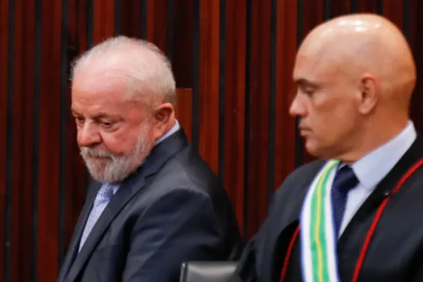 Lula e Alexandre de Moraes: plano incluía abordagem violenta, levantamento de nomes e rotina de agentes. Foto: reprodução