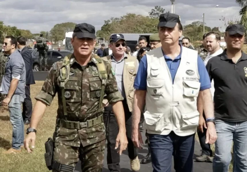 General Mário Fernandes e Jair Bolsonaro - Foto: Reprodução