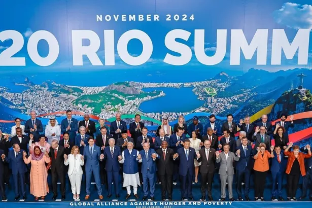 Líderes do G20 se reúnem para “foto de família” no Rio de Janeiro • Ricardo Stuckert/PR