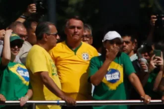 Silas Malafaia, Jair e Michelle Bolsonaro (Foto: Paulo Pinto/Agência Brasil)