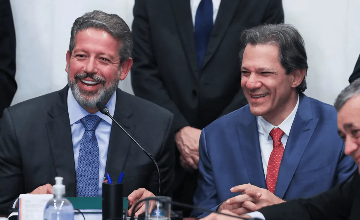 Arthur Lira e Fernando Haddad