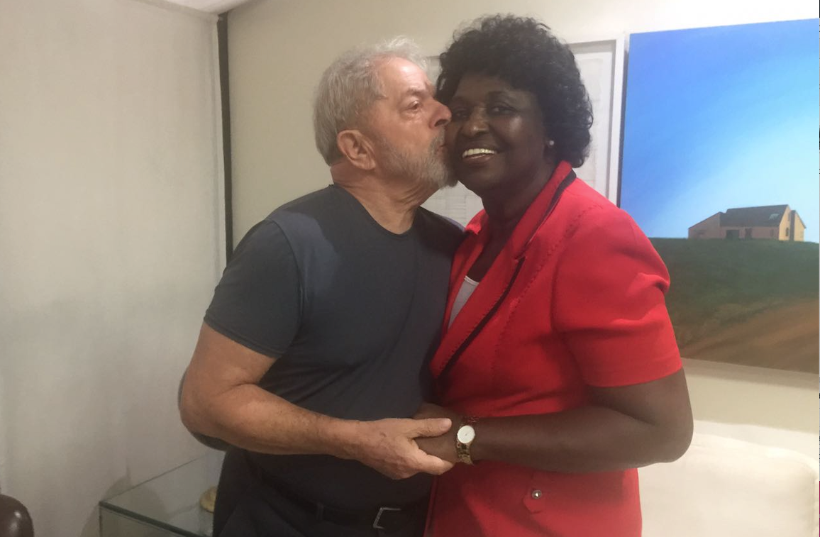 Benedita com Lula. Arquivo Pessoal