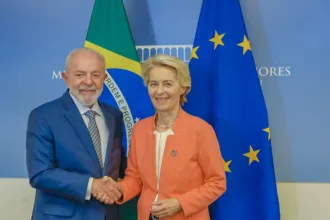 Nova York (NY), 23/09/2024 - Presidente da República, Luiz Inácio Lula da Silva, durante encontro bilateral com a presidente da Comissão Europeia, Ursula von der Leyen, na Missão Permanente do Brasil junto às Nações Unidas. Foto: Ricardo Stuckert/PR