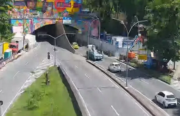 Túnel Santa Bárbara terá sentido Santo Cristo fechado diariamente, das 23h às 5h30, para obras da Light - Divulgação/ Prefeitura do Rio