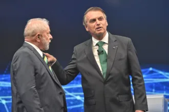 Lula e Bolsonaro: Mercado financeiro vota no ex-capitão contra o petista. Foto: reprodução