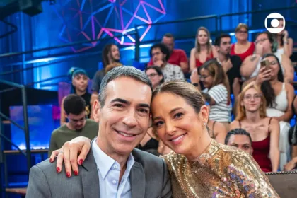 César Tralli e Ticiane Pinheiro Crédito da foto: Divulgação TV Globo