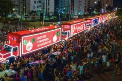 Caravana natalina em Salvador. Foto: Reprodução